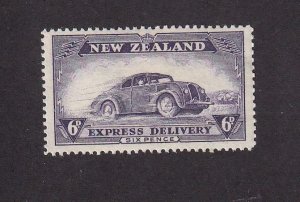 NEW ZEALAND # E2 VF-MLH 6d MAIL CAR