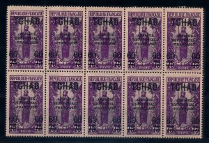[HIP4761] Tchad 1924 good stamps very fine MNH (10x)
