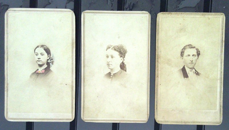 Revenue Stamps on Photos Lot