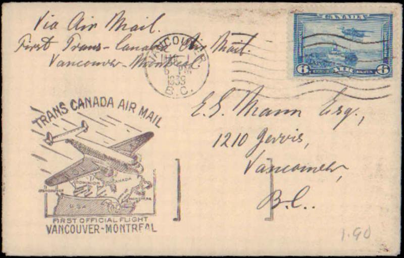 Canada, First Flight