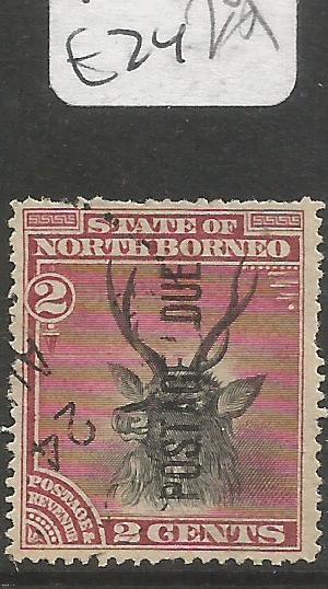 North Borneo 1895 Postage Due SG D2 Deer VFU (1cln)