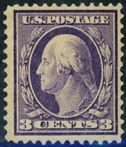 U.S. #359 MINT Bluish Paper F-VF OG LH Cat$1,800