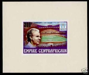 Central Africa 307 Imperf MNH Sports, Soccer