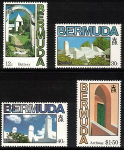 BERMUDA 1985 Architecture; Scott 461-64, SG 486-89; MNH