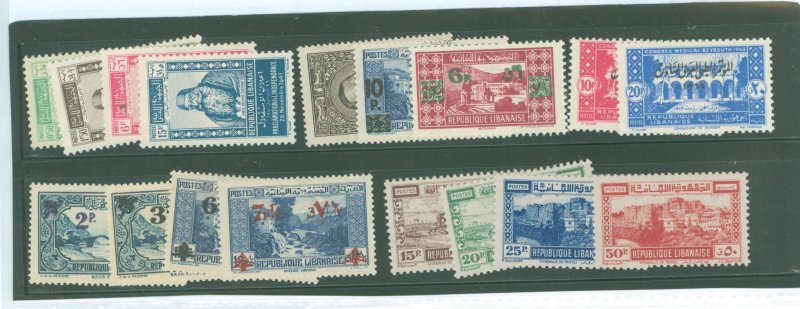 Lebanon 1930 Airmail Pictorials Complete Set