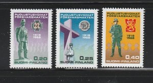 Finland 471-473 Set MH Military (B)