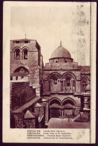 Jerusalem 1928 - Israel Palestine Postcard British Mandate Stamp