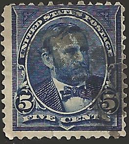 # 281 DARK BLUE USED ULYSSES S. GRANT SCV-2.25