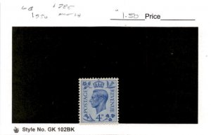 Great Britain, Postage Stamp, #285 Mint LH, 1950 King George (AB)