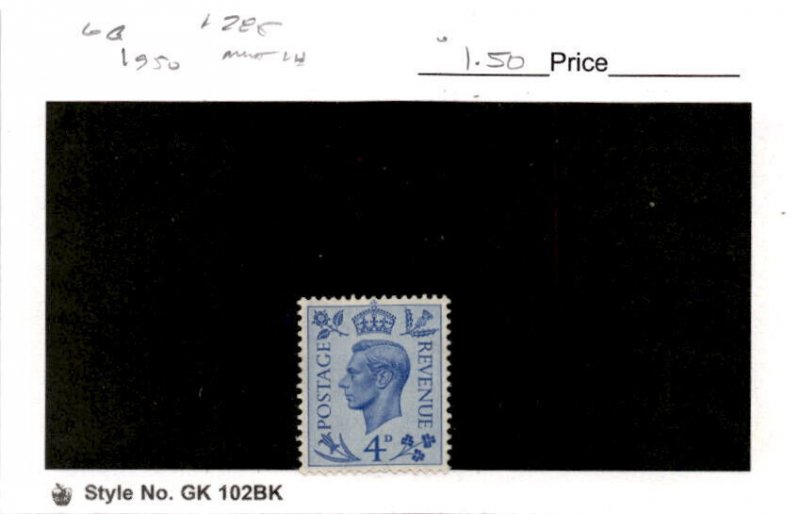 Great Britain, Postage Stamp, #285 Mint LH, 1950 King George (AB)