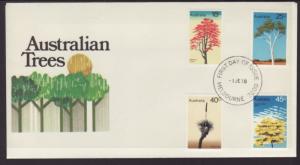 Australia 677-680 Trees U/A FDC