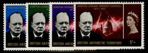 BRITISH ANTARCTIC TERRITORY SG16-19, complete set, NH MINT. Cat £48.