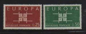 France MNH sc# 1074-5 Europa 08cv $0.60