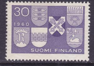 Finland 366 MNH 1960 Arms of Six New Town Issue