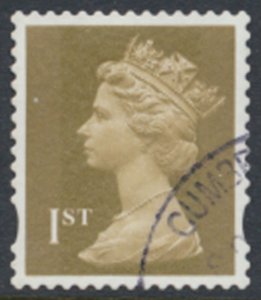 GB   1st Machin Sc# MH300  SG 1668  Used  see details  / scan