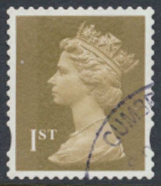 GB   1st Machin Sc# MH300  SG 1668  Used  see details  / scan