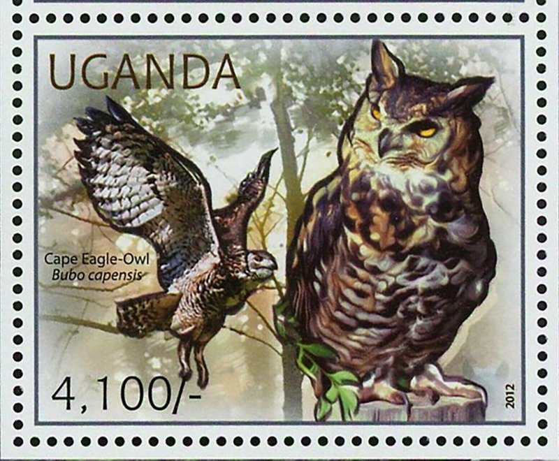 Owl Stamp Birds Pel's Fishing Cape Eagle Spotted African Wood S/S MNH #2795-2798
