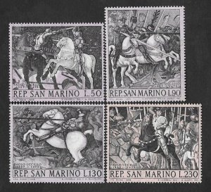 SD)1968 SAN MARINO  FROM THE ART SERIES, PAINTING THE BATTLE OF SAN ROMAN