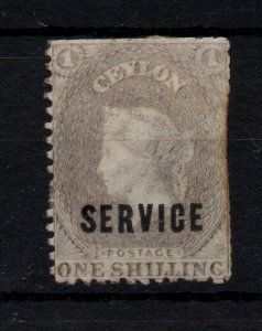 Ceylon QV 1869 1/- pale lilac SG#O4 mint Spacefiller WS43402