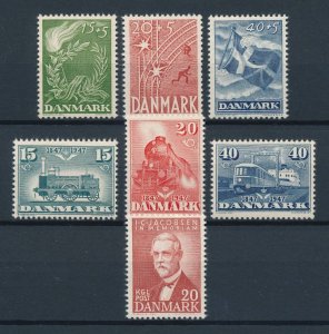 Denmark 1947 Complete Year Set  MNH
