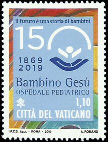 Scott #1711 Vatican Joint issue Pediatric Hospital MNH