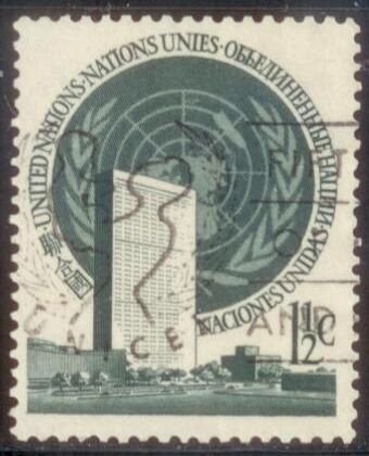 United Nations 1951 SC# 2 Used E124