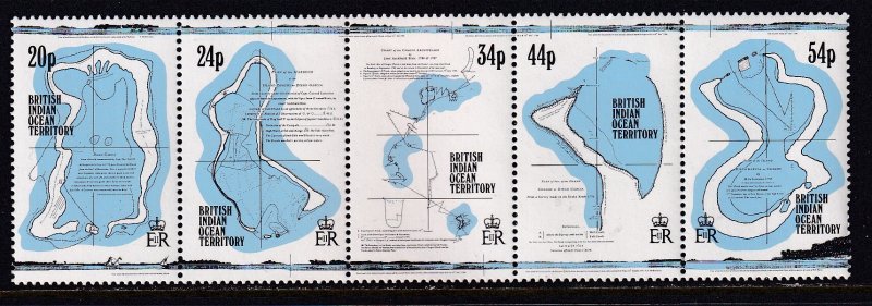 British Indian Ocean Territory 147 Maps MNH VF