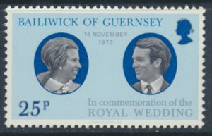 Guernsey SG 93  SC# 90 Royal Wedding  Mint Never Hinged see scan 