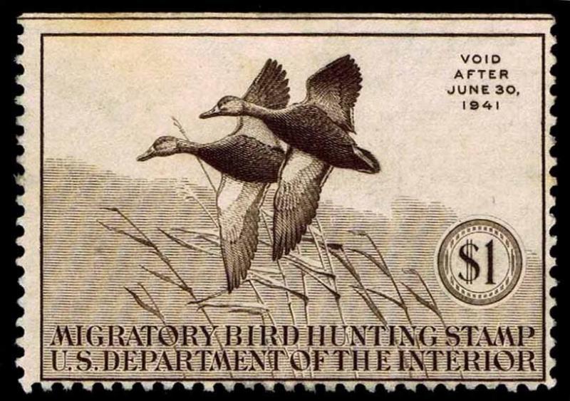 1940 RW7 UNUSED FEDERAL DUCK STAMP - NG  - F/VF - CV $27.50  (ESP#0658)