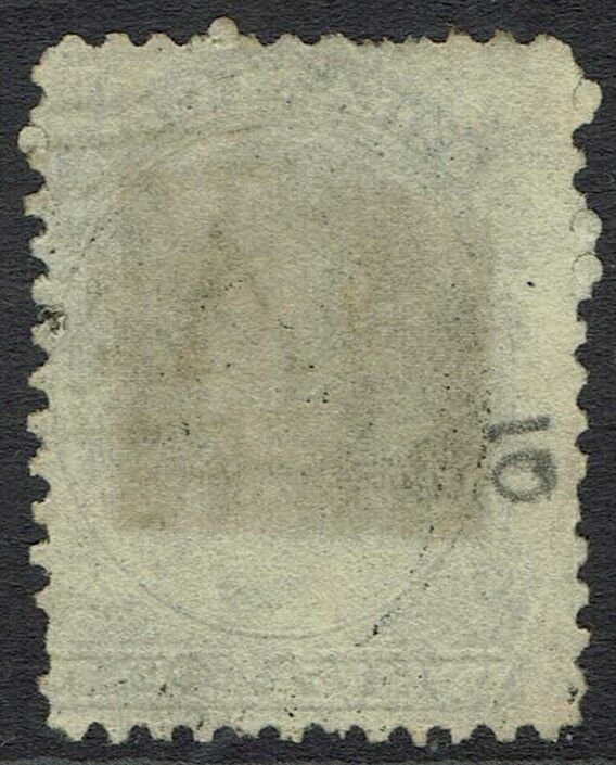 NOVA SCOTIA 1860 QV CHALON 12.5C ON WHITE PAPER USED