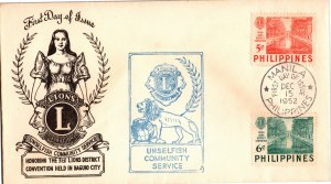 Philippines, Worldwide First Day Cover, Fraternal Organizations