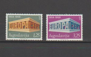 Yugoslavia 1003-1004 Europa CEPT 1969 MNH