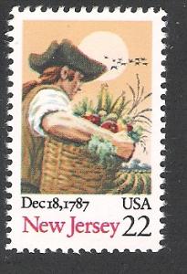 US Cat # 2338, New Jersey, MNH