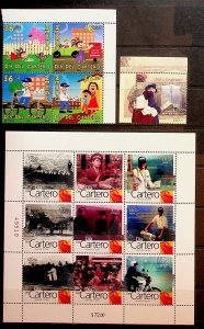 MEXICO Sc 2558-60 NH SET+SOUVENIR SHEET OF 2007 - LETTER CARRIER'S DAY - (CT5)