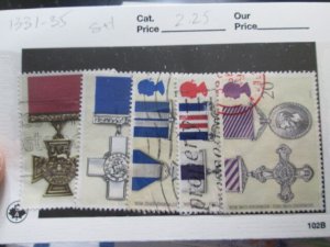 Great Britain #1331-5  used set  2024 SCV = $2.25