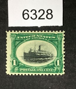 MOMEN: US STAMPS # 294 MINT OG NH LOT #6328