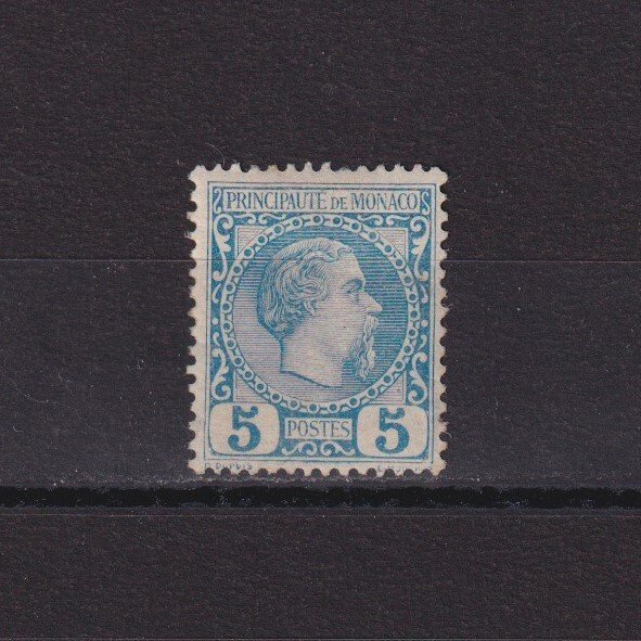 MONACO 1885, Sc#3, CV $70, Prince Charles III, Regummed