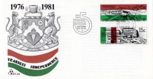 Transkei - 1981 5th Anniversary of Independence FDC SG 97-98