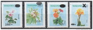 Tanzania 2002-2004 Flowers Flowers Flowers Flora Definitive Overload MNH**-
