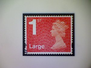 Great Britain, Scott #MH428-1, 2014 used (o), Machin: 1st Large, bright red