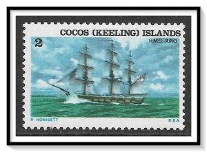 Cocos Islands #21 Ships MNH