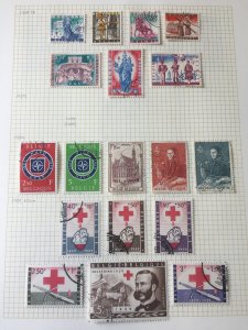 BELGIUM 1960s/70s Used on Pages(Apx 200 Items) Apr 745 