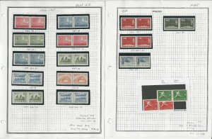 Sweden Stamp Collection on 15 Pages, 1956-1962 All Identified, JFZ