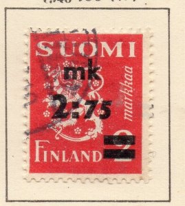 Finland 1940 Early Issue Fine Used 2.75mk. NW-268662