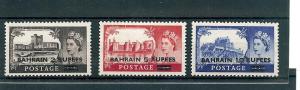 Bahrain, 96-98, Surcharged in Black Singles,**MNH**