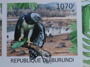 ​BURUNDI STAMP 2012 SC#1111 DEFORESTATION-PROTECTION OF NATURE-IMPER -MNH S/S