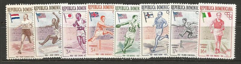 Dominican Republic 474-78 C97-9 MOG OLYMPICS C566