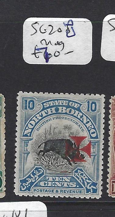 NORTH BORNEO (P1712B)   10C BOAR   RED CROSS SG 208   MOG