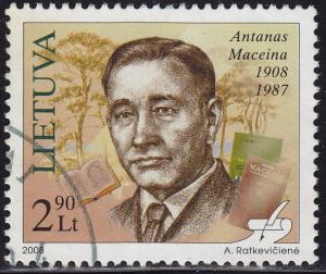 Lithuania - 2008 - Scott #860 - used
