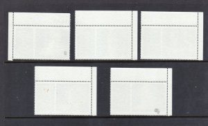 VATICAN 617-621 MNH VF Classical sculptures